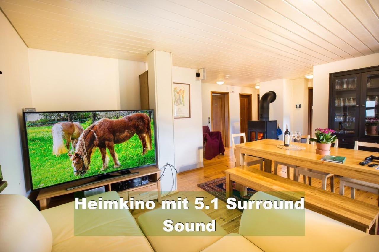 Wohlfuehl-Ferienwohnung 80 Qm, 8 Personen, Aussicht & Heimkino Todtnau Eksteriør bilde