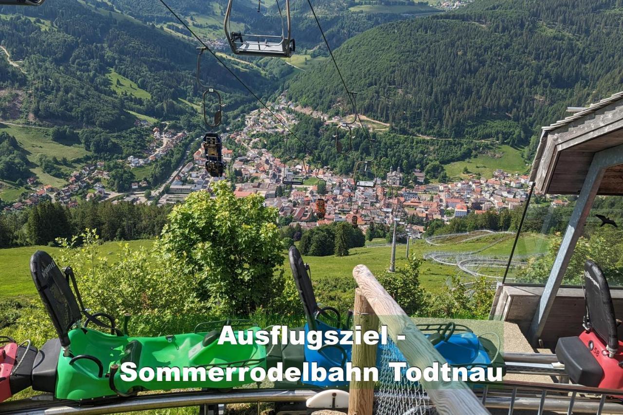 Wohlfuehl-Ferienwohnung 80 Qm, 8 Personen, Aussicht & Heimkino Todtnau Eksteriør bilde